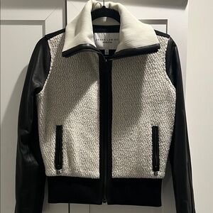 Derek Lam | Athleta Black and White Bomber Jacket - XS, Like New